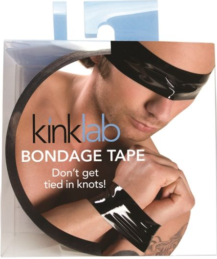 A package of black bondage tape