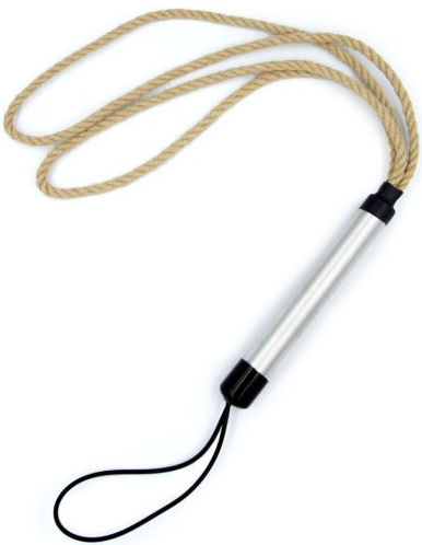 A flogger made with hemp rope